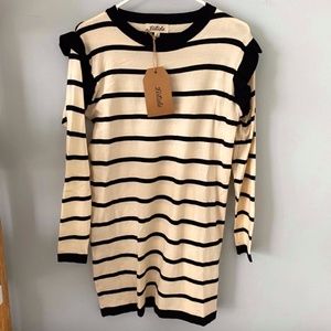 Vici Striped Sweater Dress